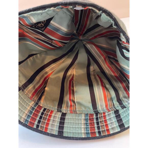 Goorin Bros Grey Plaid Cloche Hat Wool Blend Women's Medium - Picture 2 of 5